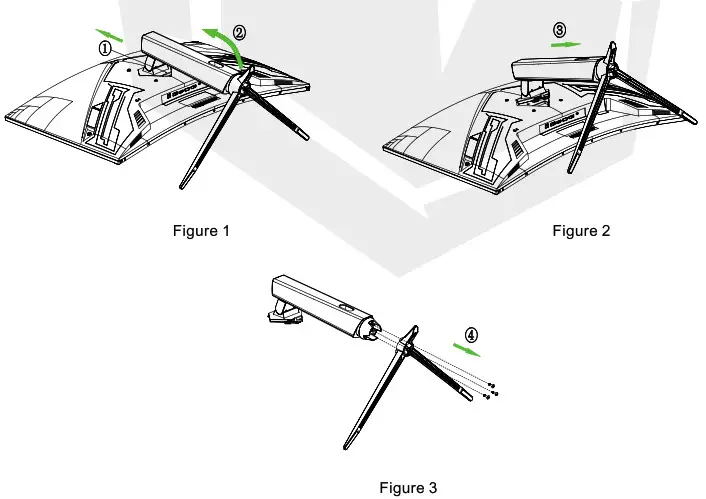 ARYOND A32 Curved Gaming Monitor - Base