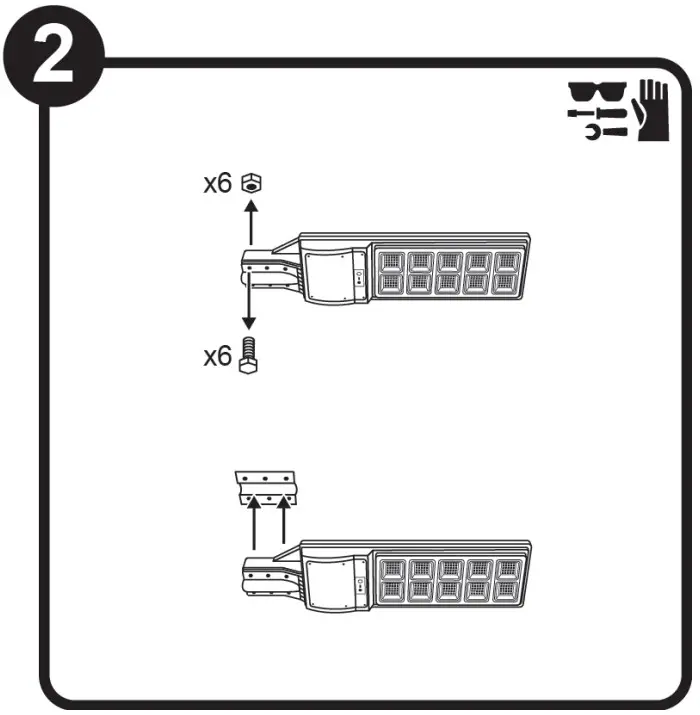 tecnolite 100SOLLED131VCD65N Outdoor Use Light - fig 2
