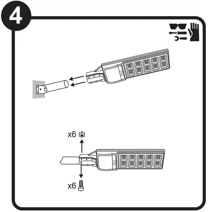 tecnolite 100SOLLED131VCD65N Outdoor Use Light - fig 5