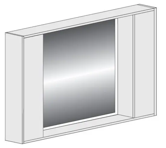 Lyfco 206-6-65 Illuminated Mirror with Side Cabinets.JPG
