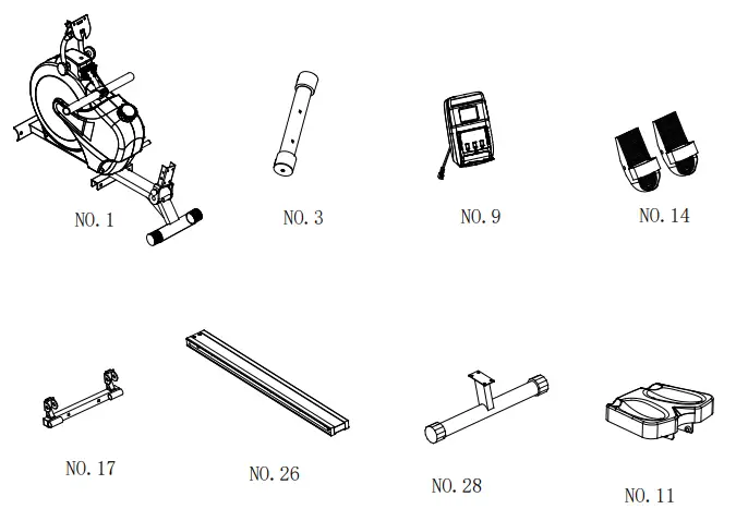 MARCY RM413 Motion Rower - ASSEMBLY CHECK LIS