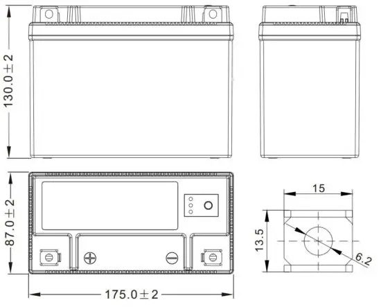 FIG 2 Dimensions (mm)