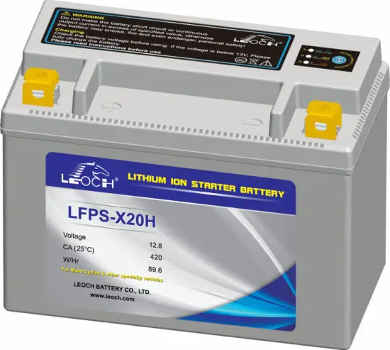 LEOCH LFPS-X20H Starter Batteries for Motorcycles