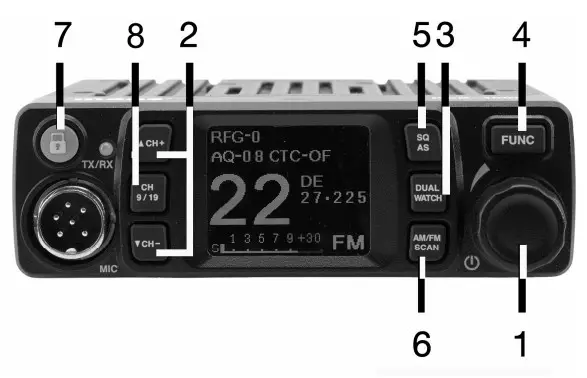 maas KCB-4000 CB Radio - fig 1