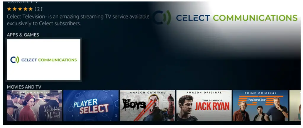 CELECT COMMUNICATIONS Citizens Fire TV Stick 4K - WiFi Network7