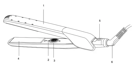 SCARLETT SC HS60014 Hair Straightener - fig