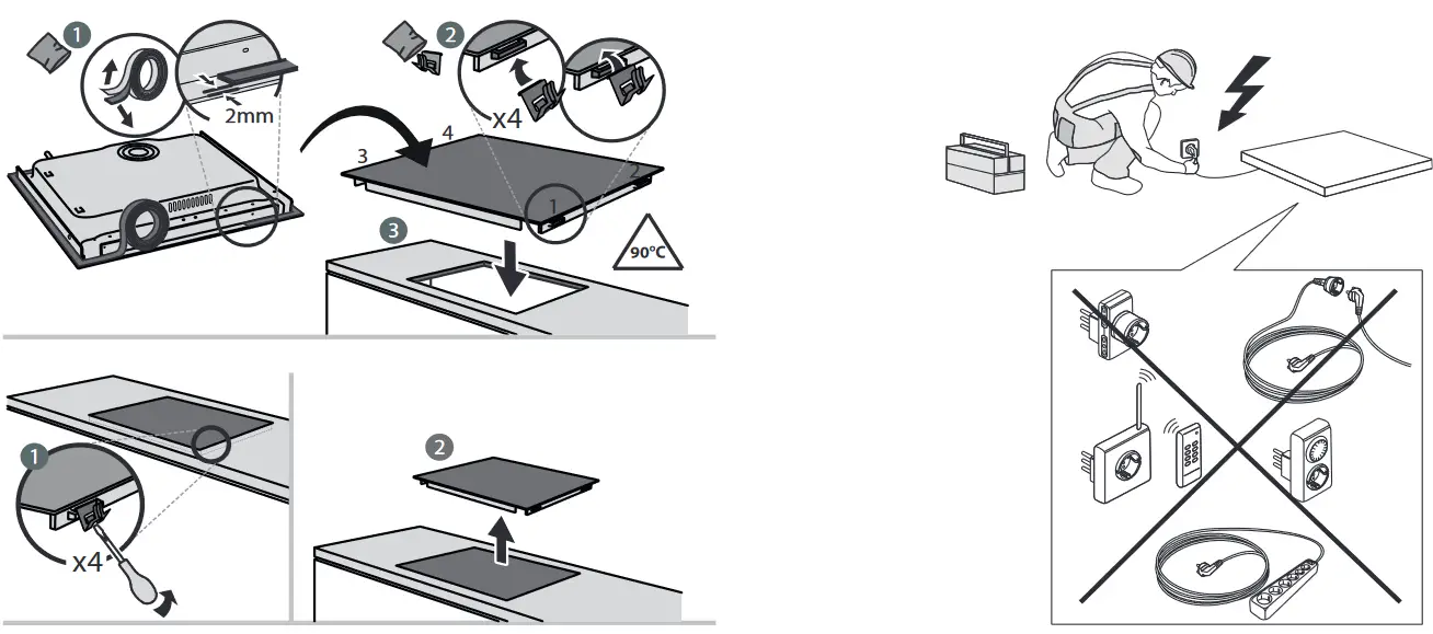 FRANKE FSM 804 I B BK Smart Induction Hob - INSTALLATION 2