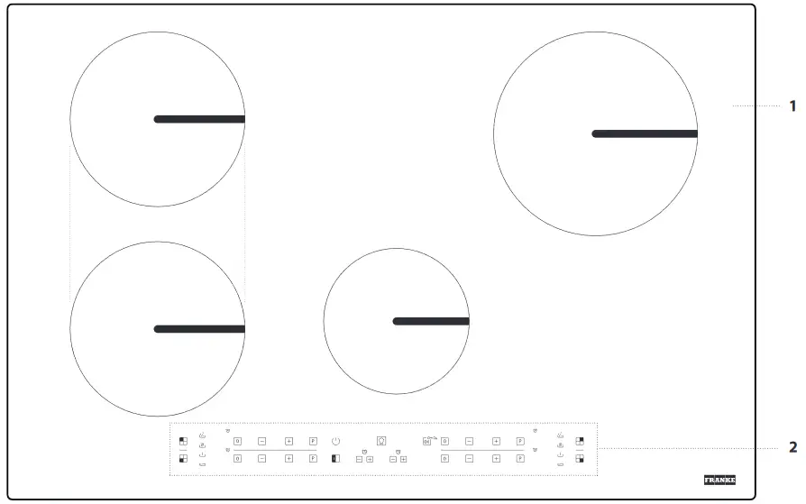 FRANKE FSM 804 I B BK Smart Induction Hob - OVERVIEW