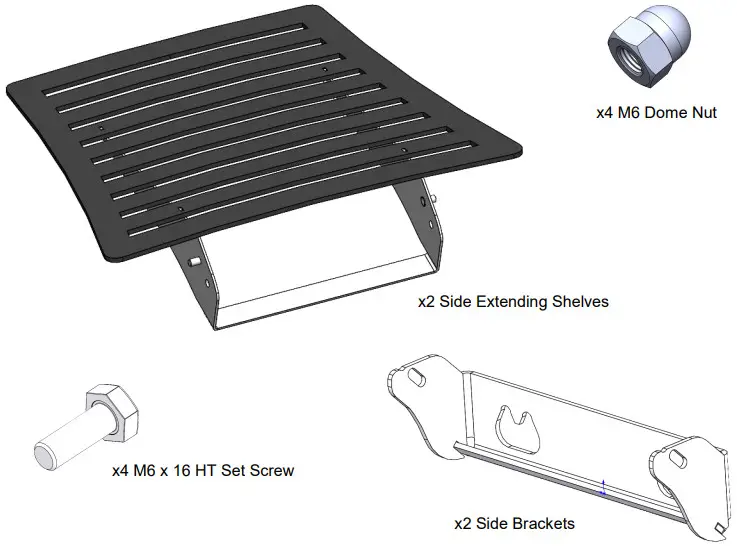 ARADA BK 772 Garden Heater - Contents Of Kit