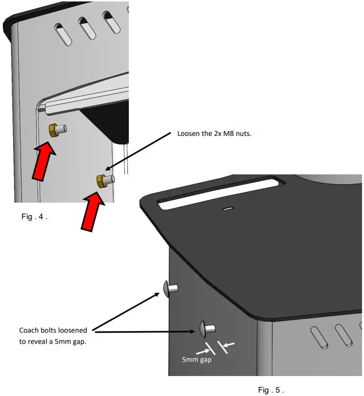 ARADA BK 772 Garden Heater - Fitting The Extended