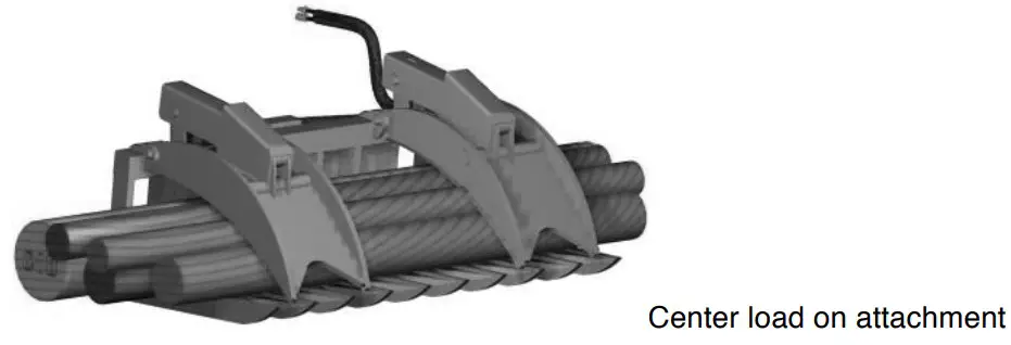 JONOVA TOROLOGGP 36 Inch Toro Mini Skid Steer Logging Grapple - Attachment Tips