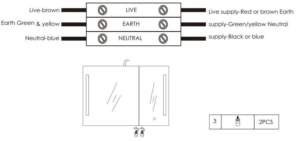 JimsMaison JMASMC06-3026X LED Mirror Cabinet - Plug