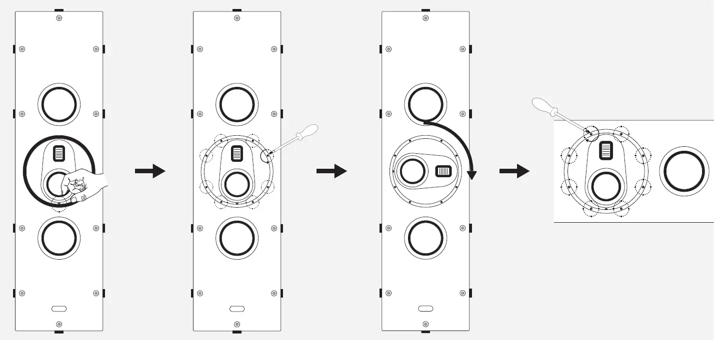 MONITOR AUDIO Platinum In-Wall 3G Speakers 3
