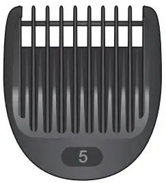 Sliding beard comb