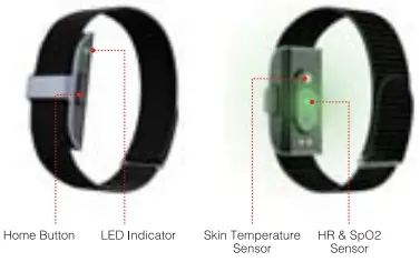 JCWear 2208A Smart Health Bracelet - Description