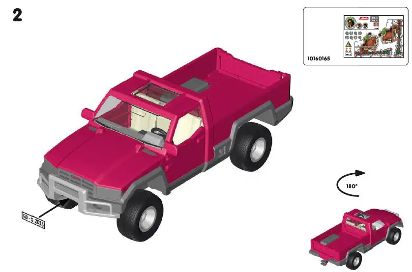 schleich -42346-Pick-Up-with-Horse-Box-04