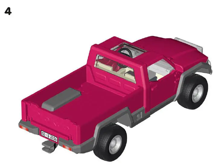 schleich -42346-Pick-Up-with-Horse-Box-06