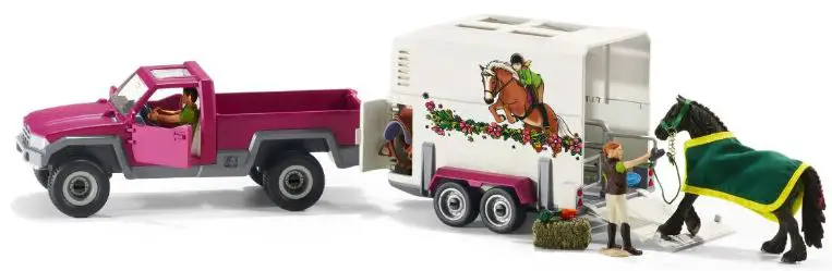 schleich -42346-Pick-Up-with-Horse-Box-product-image