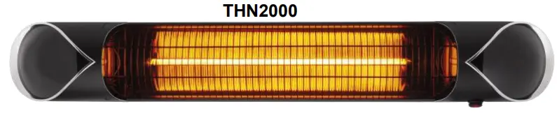 HEATSTRIP THN2000 Nano Electric Heater - Remote Control function MOUNTING OPTIONS