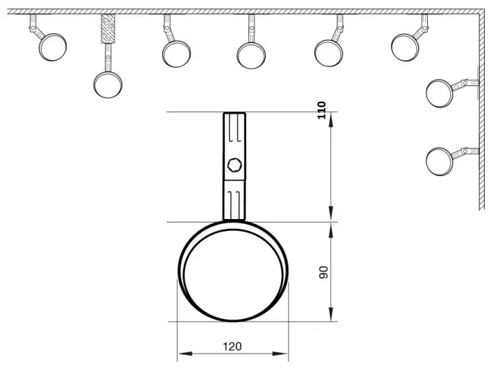 HEATSTRIP THN2000 Nano Electric Heater - mounting brackets