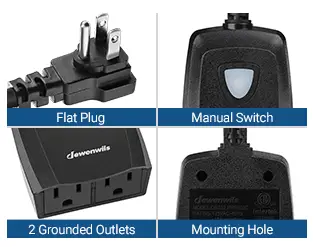 DEWENWILS-HRS101F2-Outdoor-Wireless-Remote-Control-Outlet-fig-2