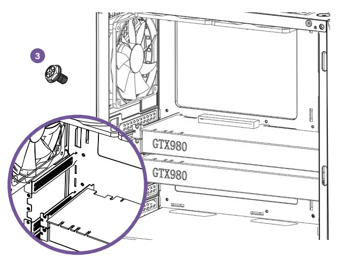 Install GPU and expansion slot (PCI)