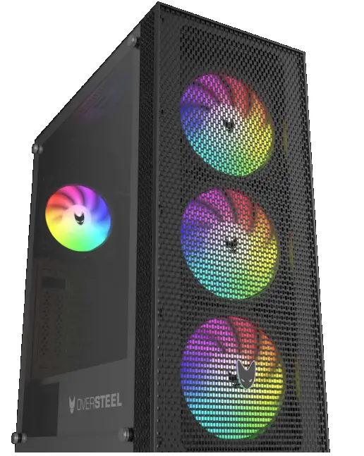 OVERSTEEL AZURITE RGB Gaming PC Case