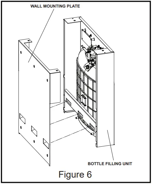 Elkay Latin America LZO8WSS2KWN Bottle Filling Station and Cooler - Bottle Filler Mounting 1