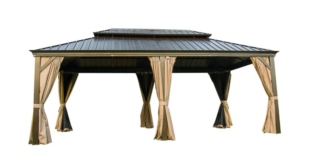 Domi Outdoor Living 12 Foot X18 Foot Hardtop Gazebo With Double Roof Instruction Manual Domi Outdoor Living 12 Foot X18 Foot Hardtop Gazebo With Double Roof Instruction Manual