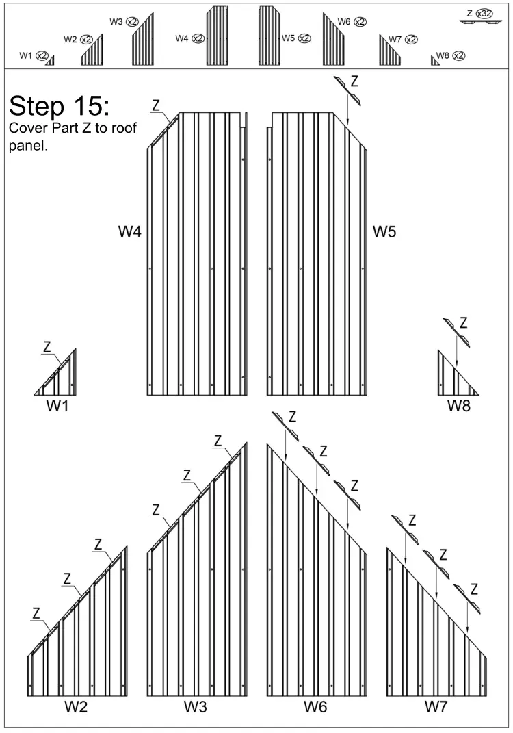 domi outdoor living 12 Foot x18 foot Hardtop Gazebo with Double Roof - Fig 18