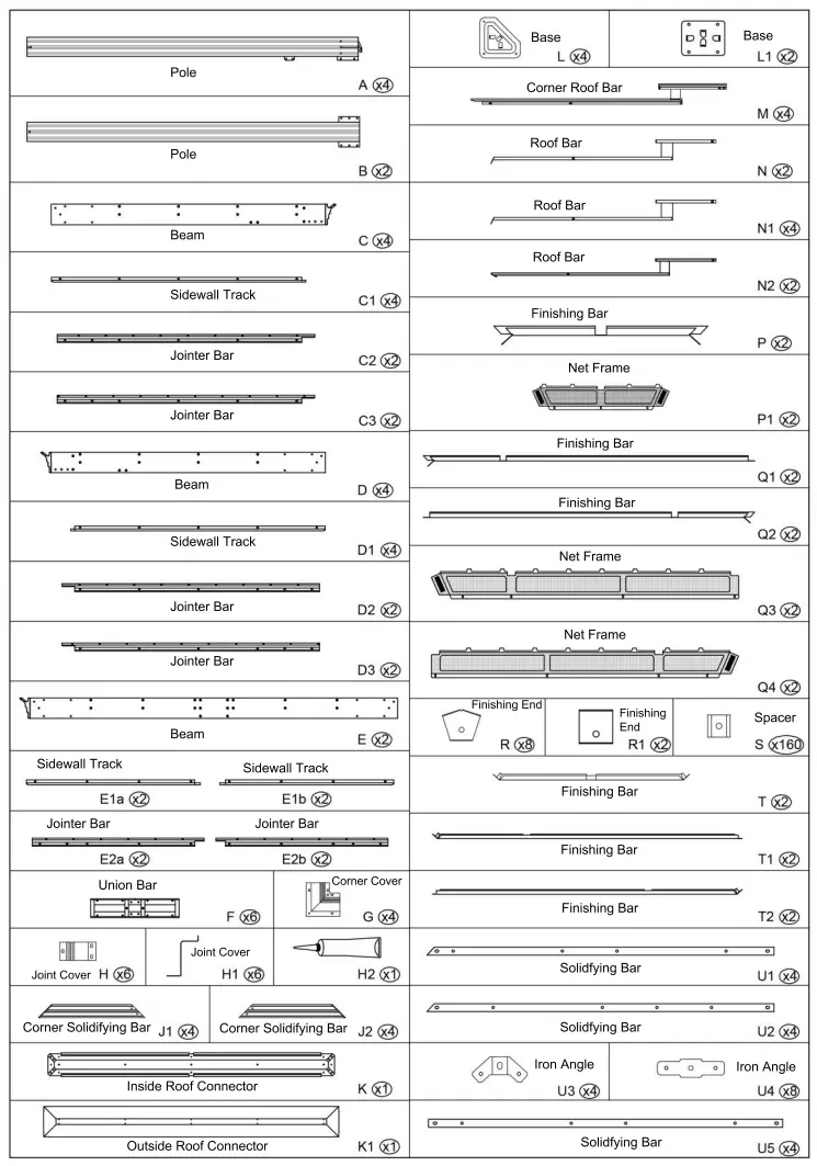 domi outdoor living 12 Foot x18 foot Hardtop Gazebo with Double Roof - Fig 2