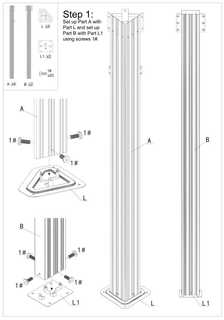 domi outdoor living 12 Foot x18 foot Hardtop Gazebo with Double Roof - Fig 4