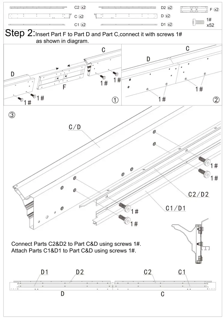 domi outdoor living 12 Foot x18 foot Hardtop Gazebo with Double Roof - Fig 5