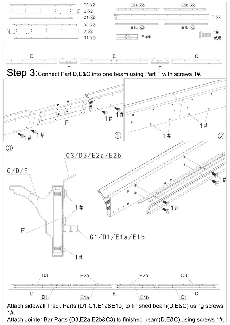 domi outdoor living 12 Foot x18 foot Hardtop Gazebo with Double Roof - Fig 6
