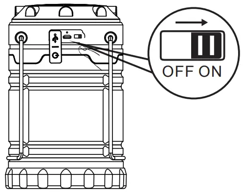 NINGBO STAR SL273 Camping Lamp Speaker - fig 1