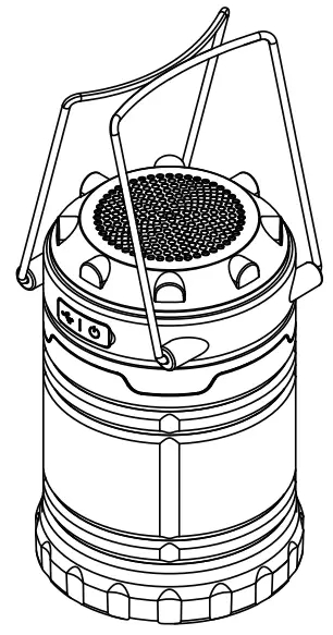 NINGBO STAR SL273 Camping Lamp Speaker