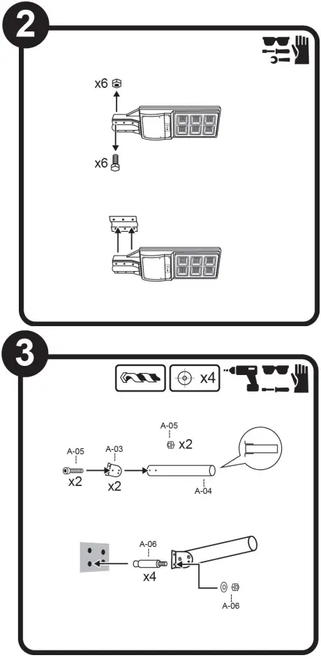 tecnolite 60SOLLED131VCD65N Outdoor LED Solar Wall Light - Figure 2