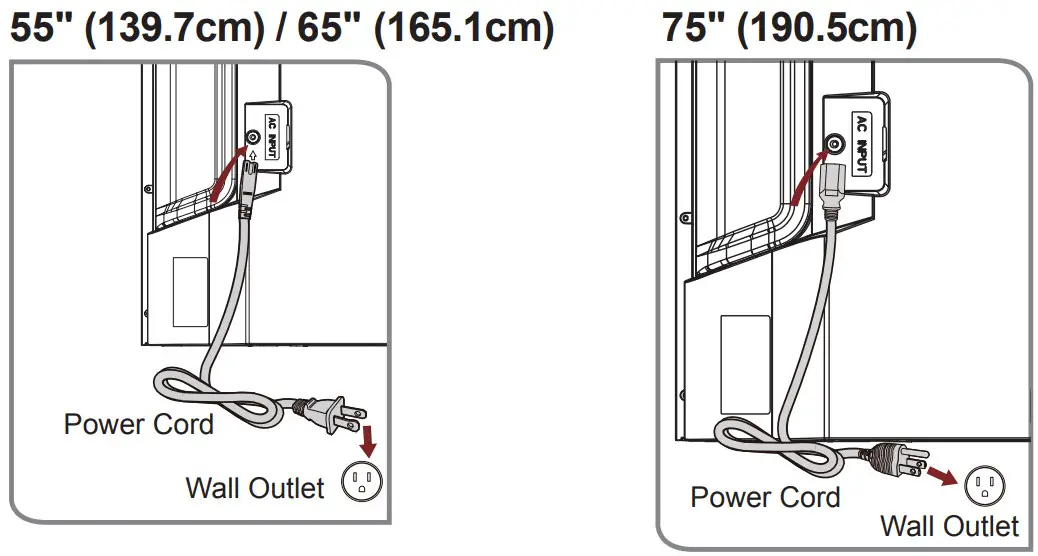 Hisense 65U6K U6 Series 4K Mini LED ULED Google TV - Power on the TV