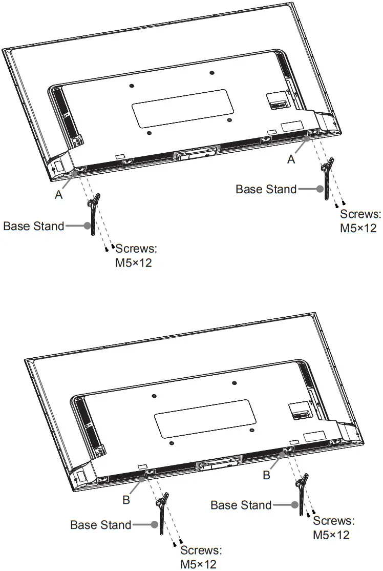 Hisense 65U6K U6 Series 4K Mini LED ULED Google TV - TV stand 2