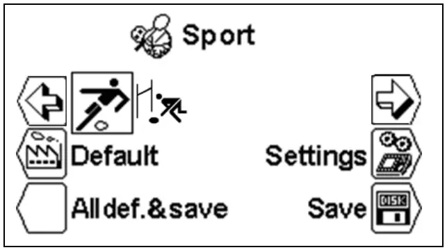 SWISS TIMING 3412.514.02 VEGA CONSOLE - GAME PARAMETERS