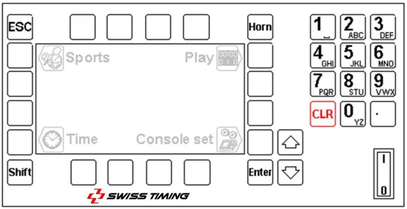 SWISS TIMING 3412.514.02 VEGA CONSOLE - Keyboard