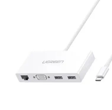 Ugreen 40378 Type C To Vga Dual Usb Ethernet Converter User Manual