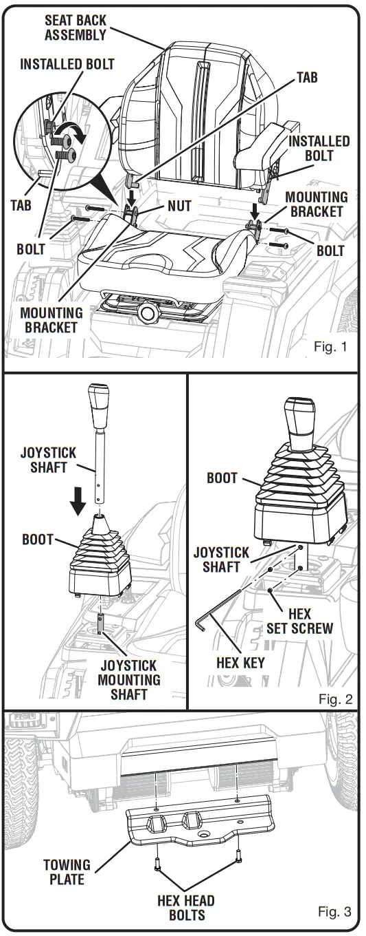 RYOBI RYRM8003, RYRM8003CAN Electric Zero Turn Mower - ASSEMBLY