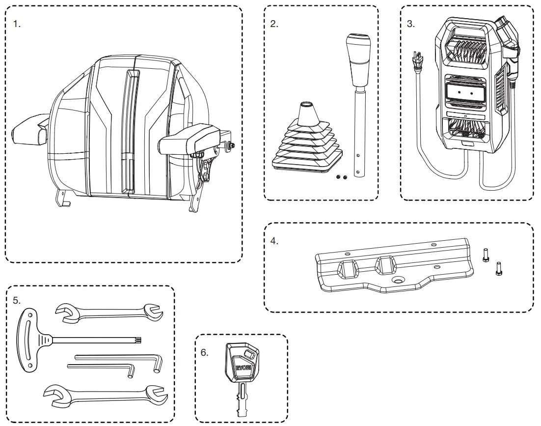 RYOBI RYRM8003, RYRM8003CAN Electric Zero Turn Mower - PARTS LIST