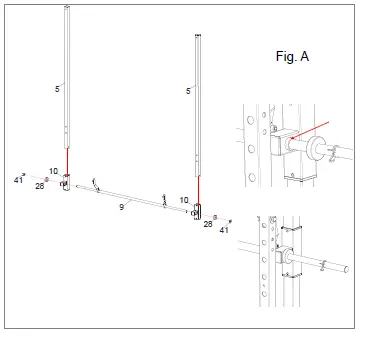 SUNNY-HEALTH-FITNESS-SF-XF920020-Essential-Series-Smith-Machine-Squat-Rack-fig-4