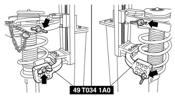 MAZDA 2010 3 L4 2 5L Suspension Strut Shock Absorber - attachments
