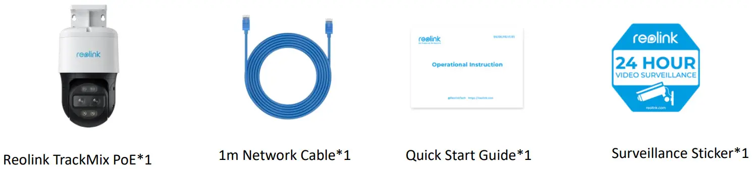 reolink TrackMix PoE PTZ Camera with Dual Tracking - Setup
