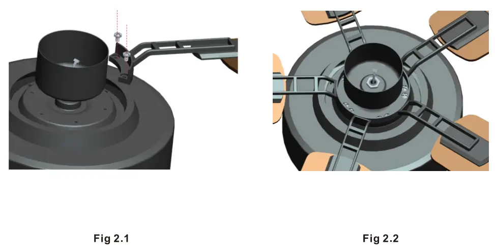 Install airfoil support
