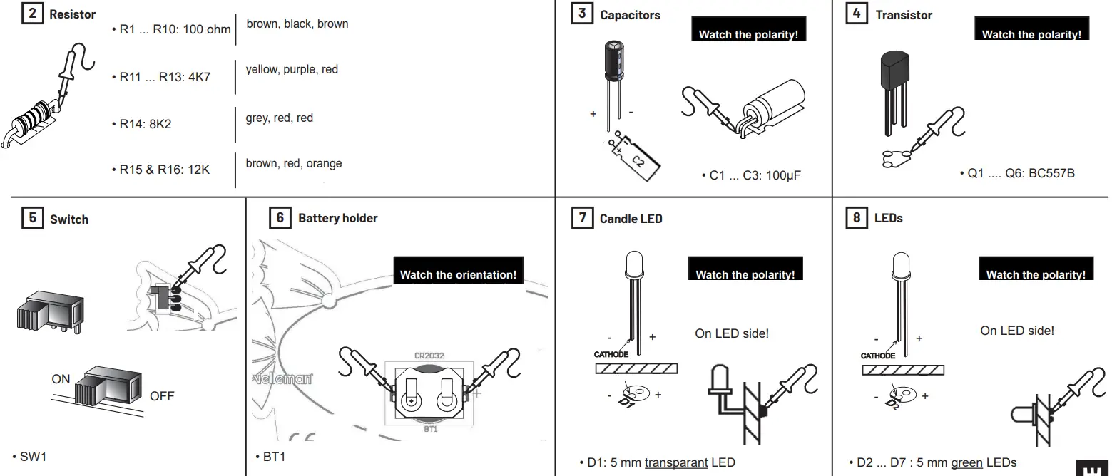 WHADDA WSL222 Retro Zeppelin Educational Soldering Kit - Fig