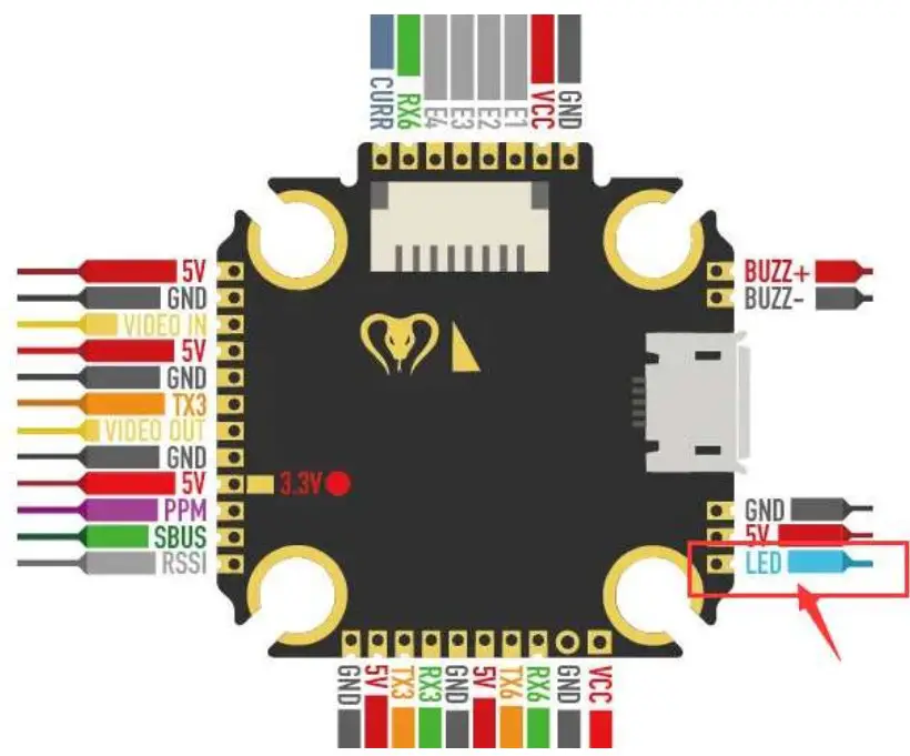 Hawkeye FPV 4K Thumb 3D Gyroflow Cam - RCA cable 2